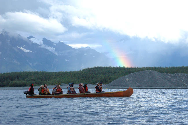 canoe to Glacier Point