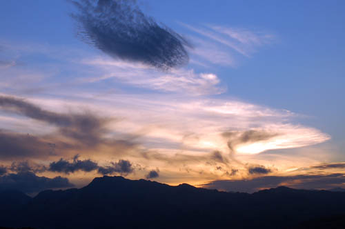 Ronda-Parador view sunset